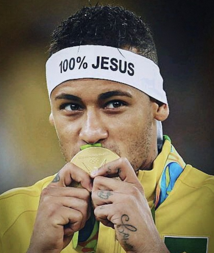 100 jesus headband neymar