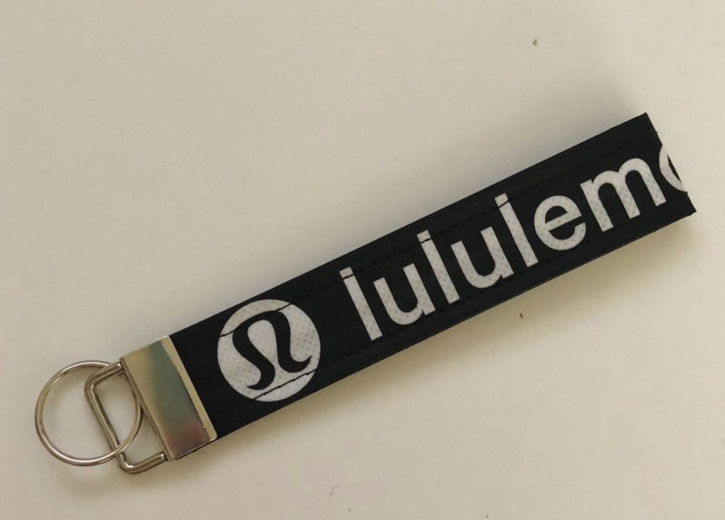lululemon keychain wallet