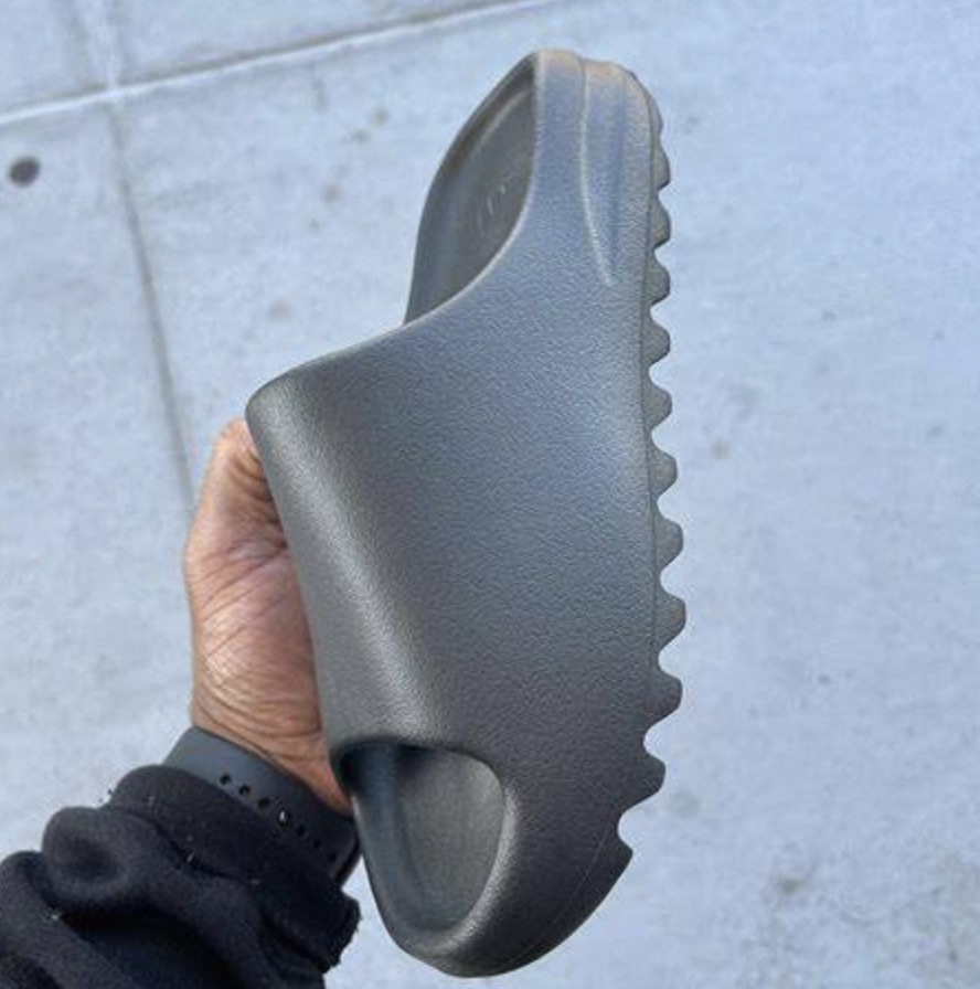 onyx yeezy slides