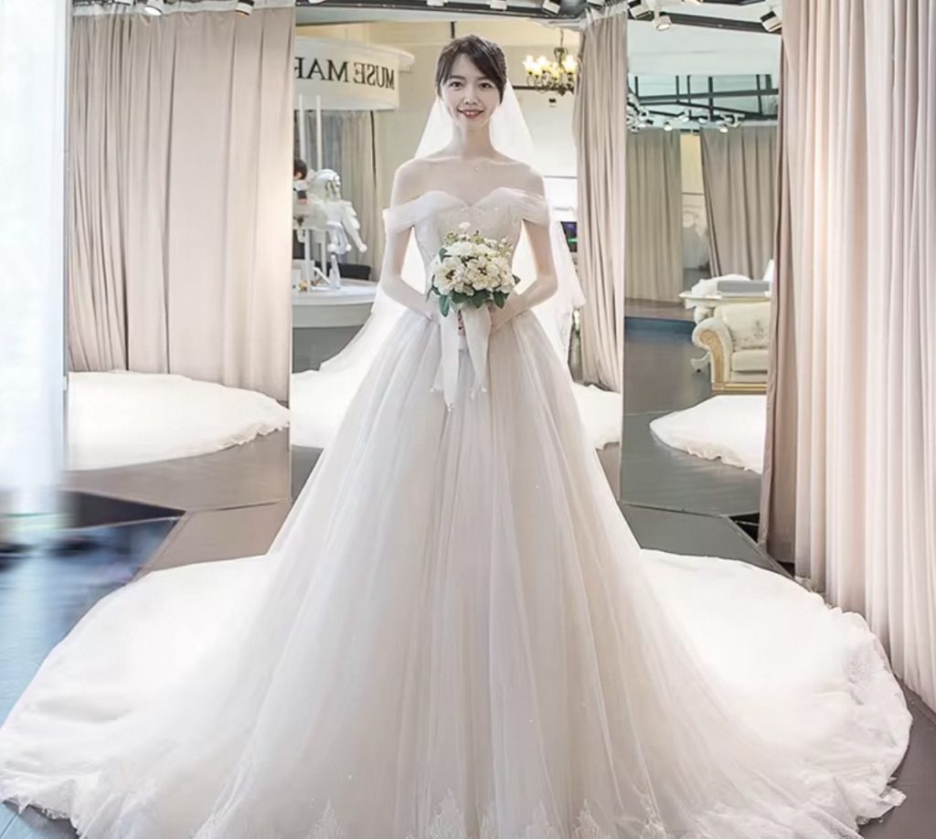 korean wedding dress