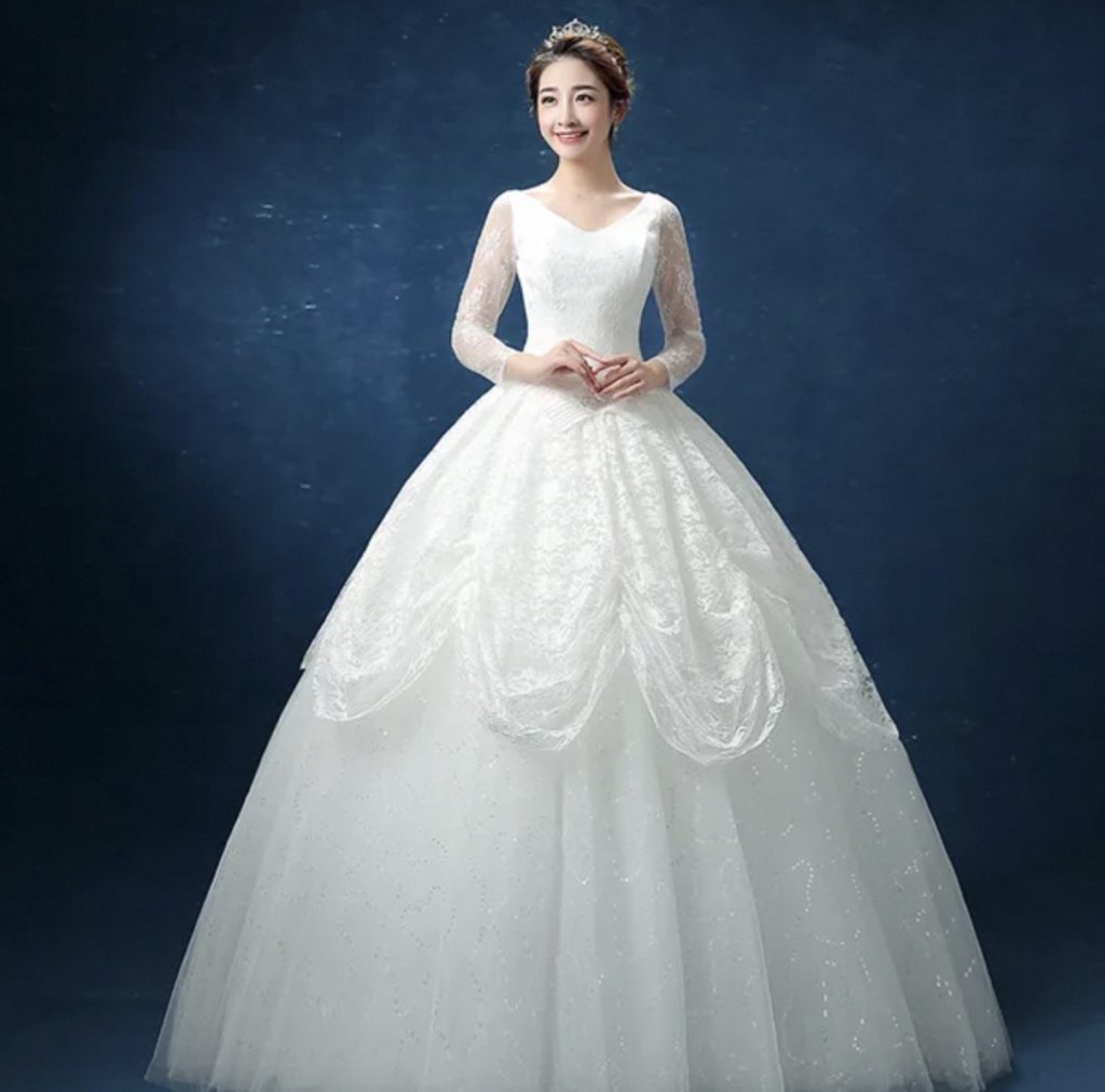 korean wedding dress