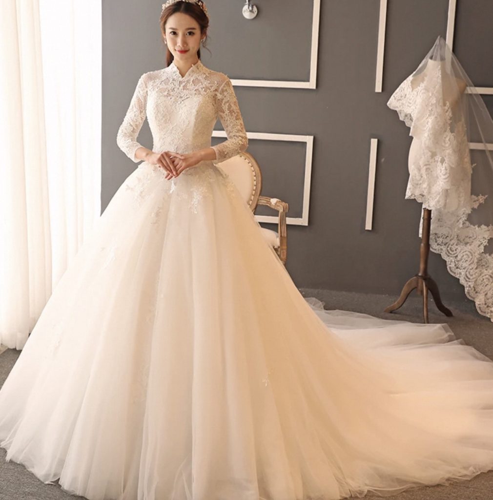 korean wedding dress