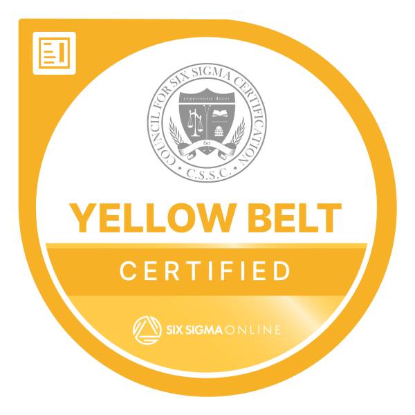 yellow belt six sigma