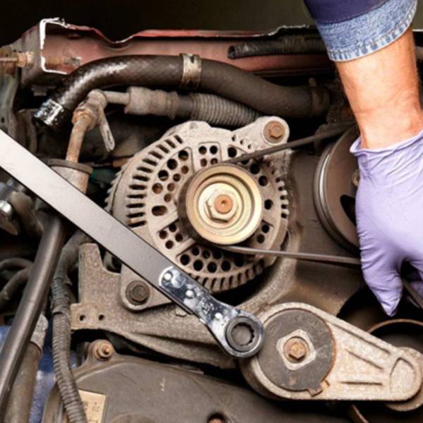 how to tighten serpentine belt