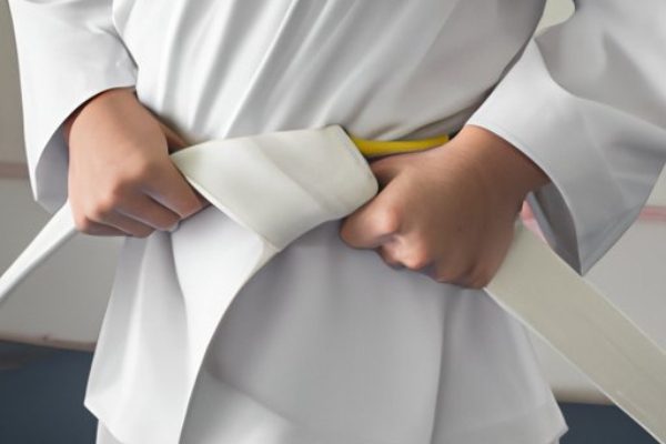 how to tie taekwondo belt