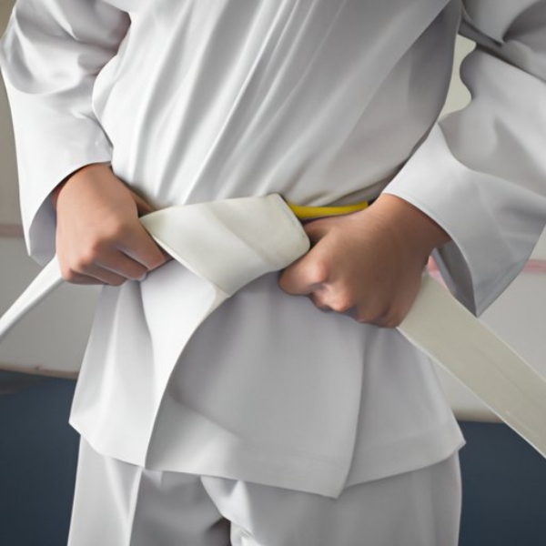 how to tie taekwondo belt