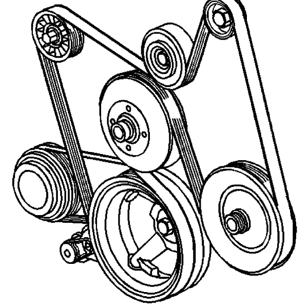 serpentine belt diagram