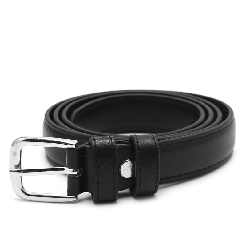 black leather belt womens