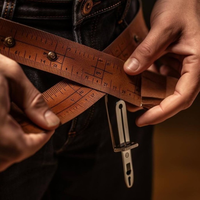 how to size a belt for a man
