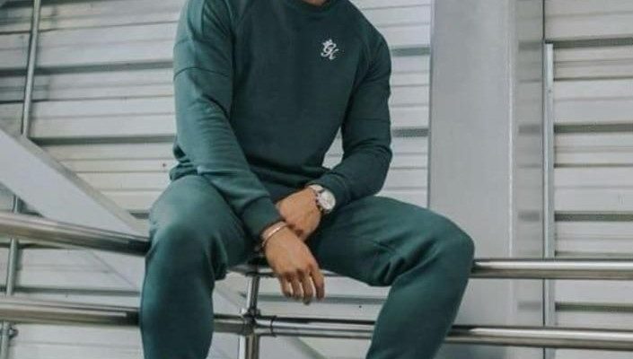green tracksuit mens