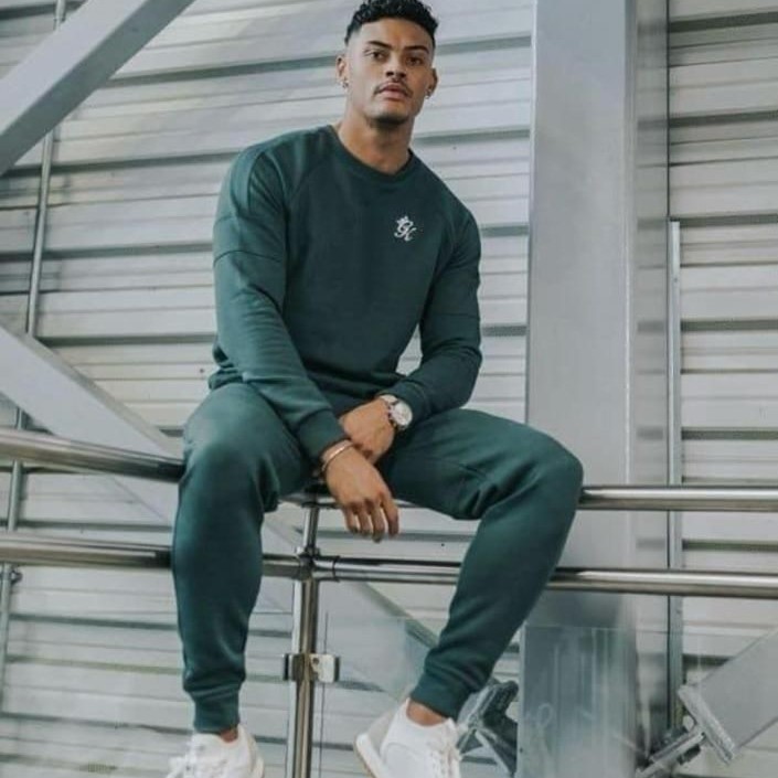 green tracksuit mens