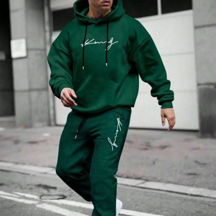 green tracksuit mens
