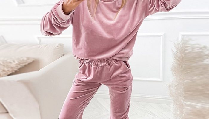 velvet tracksuit women