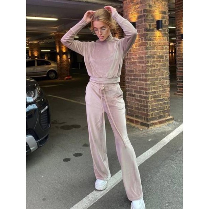 velvet tracksuit women