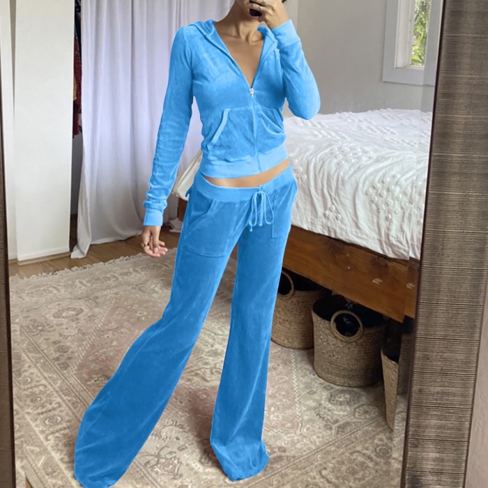velvet tracksuit women
