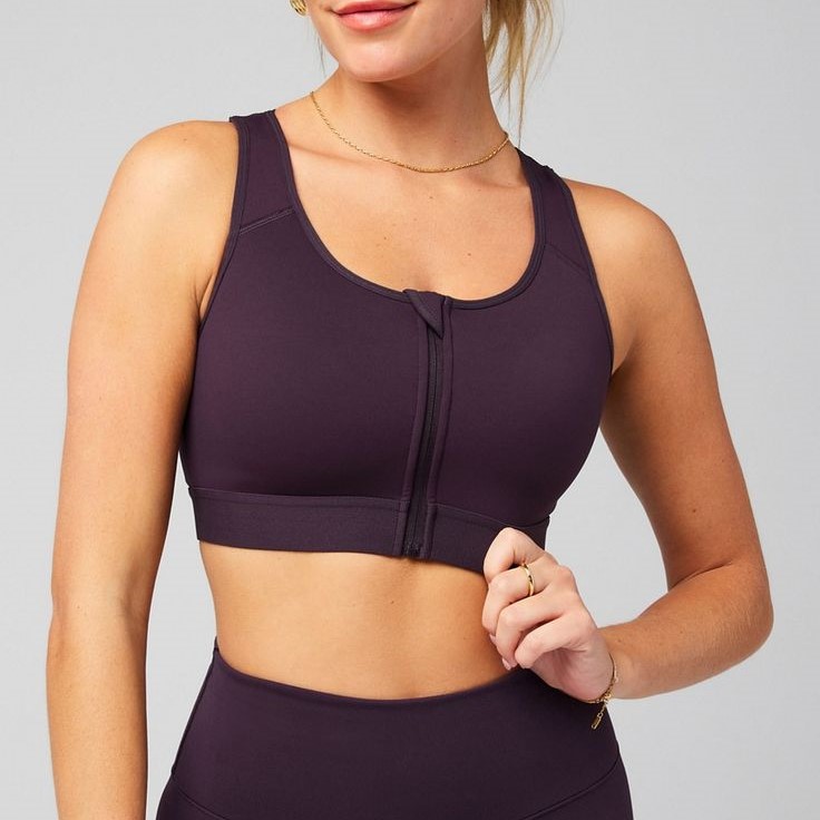 front closure sports bras