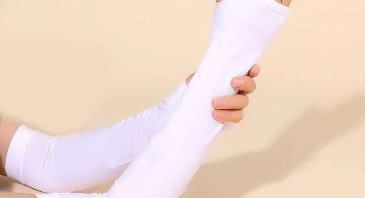 white arm sleeves