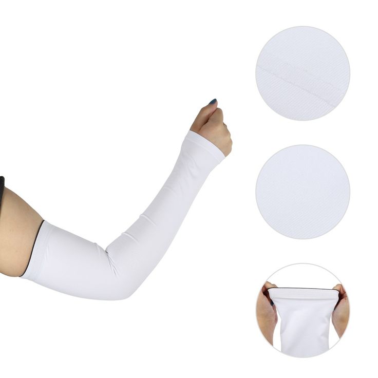 white arm sleeves