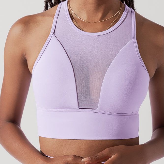 purple sports bras