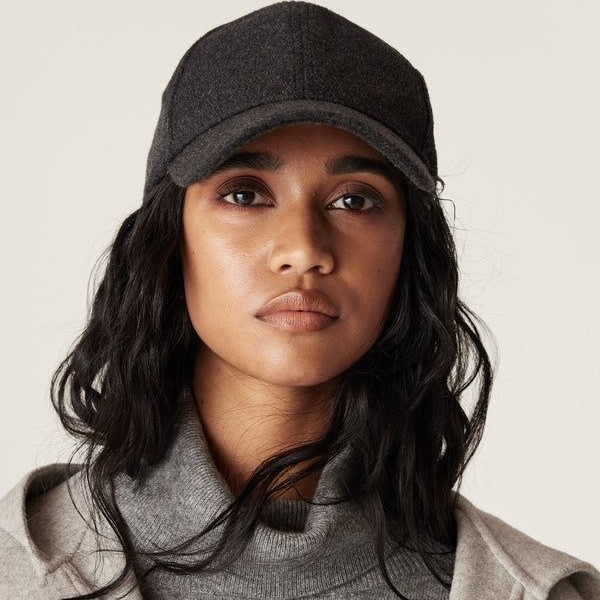 cashmere baseball cap