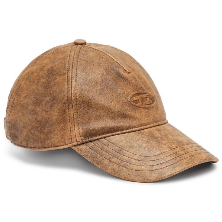 leather baseball cap