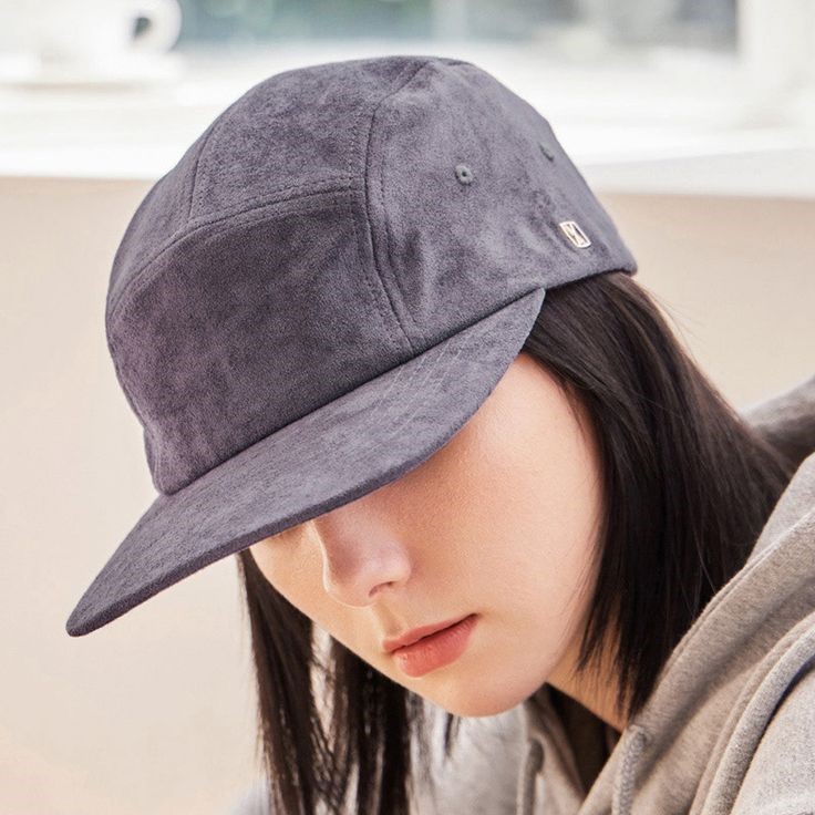 suede baseball cap