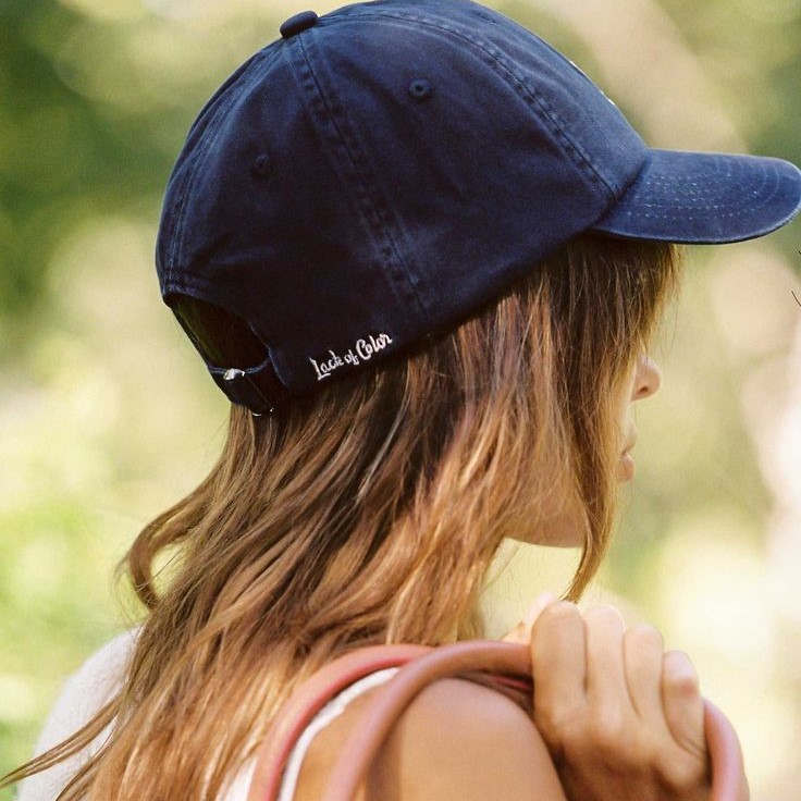 navy baseball cap