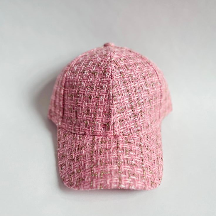 tweed baseball cap