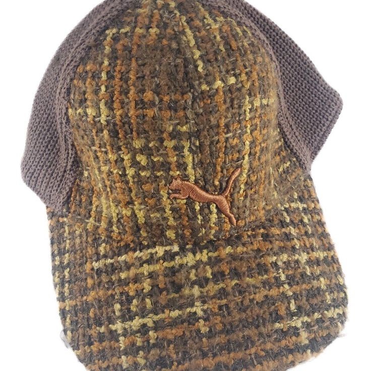 tweed baseball cap