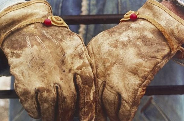 bull riding gloves
