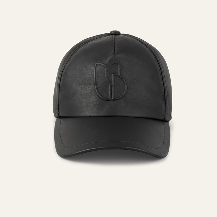 leather baseball cap