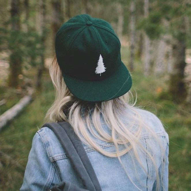flat brim baseball cap