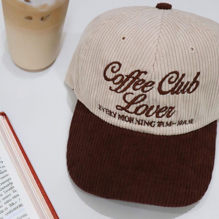corduroy baseball cap