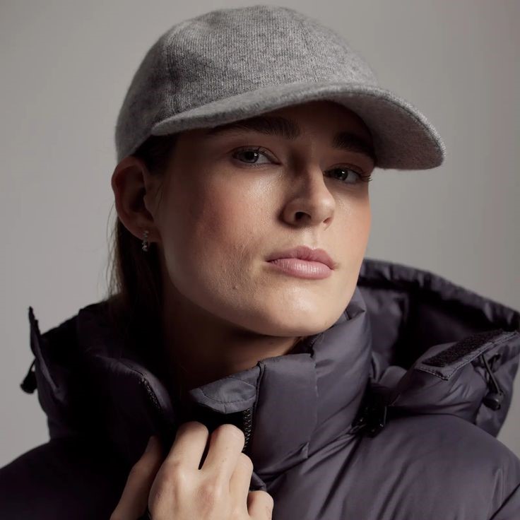 cashmere baseball cap