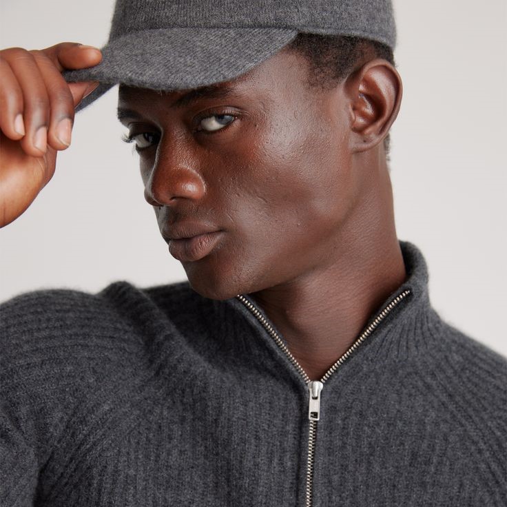 cashmere baseball cap