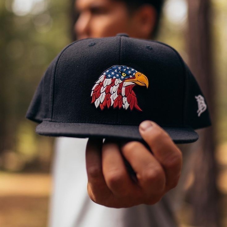flat brim baseball cap