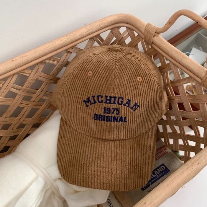 corduroy baseball cap