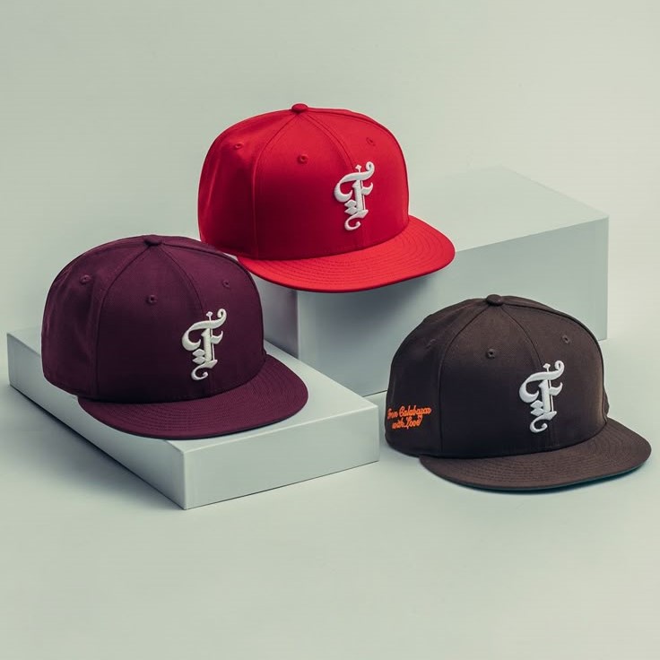 short brim baseball cap