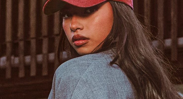 red baseball cap