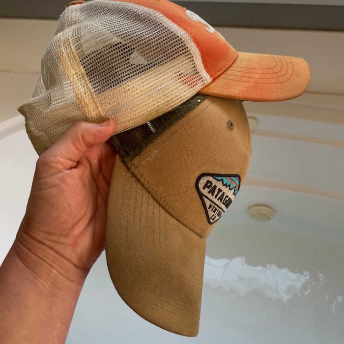 how to wash a baseball cap