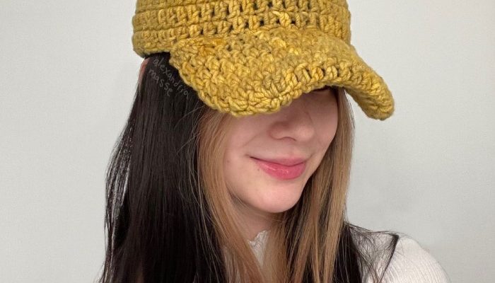 crochet baseball cap