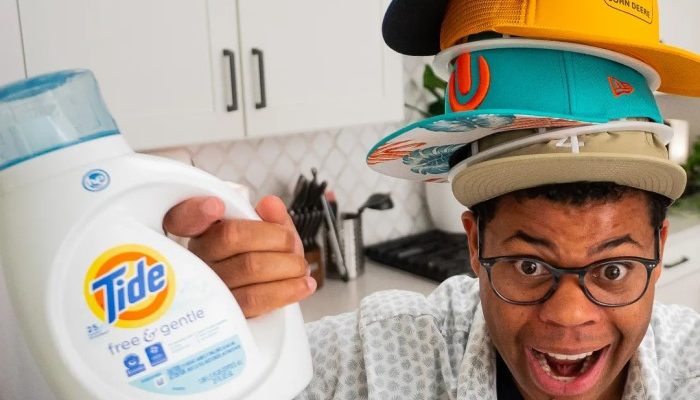 wash baseball cap