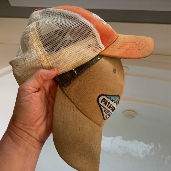 wash baseball cap