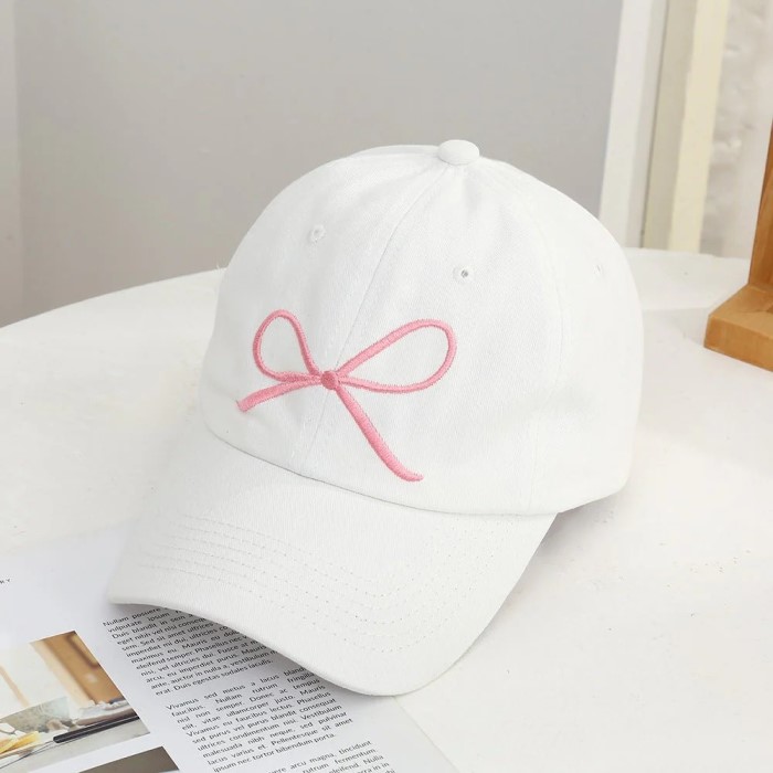 white baseball cap
