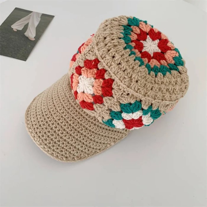crochet baseball cap