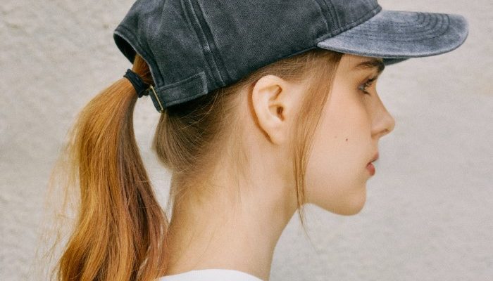 denim baseball cap