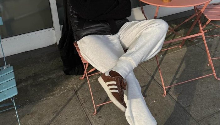 brown suede sneaker