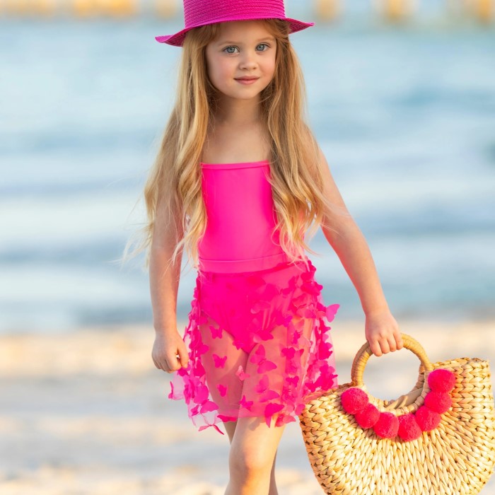 one piece swimsuit with skirt