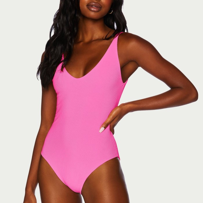 neon swimsuit