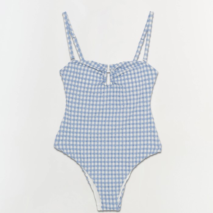 gingham swimsuit